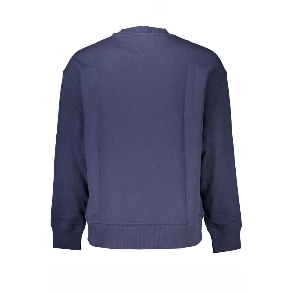 Blue Cotton Sweater - ventzia