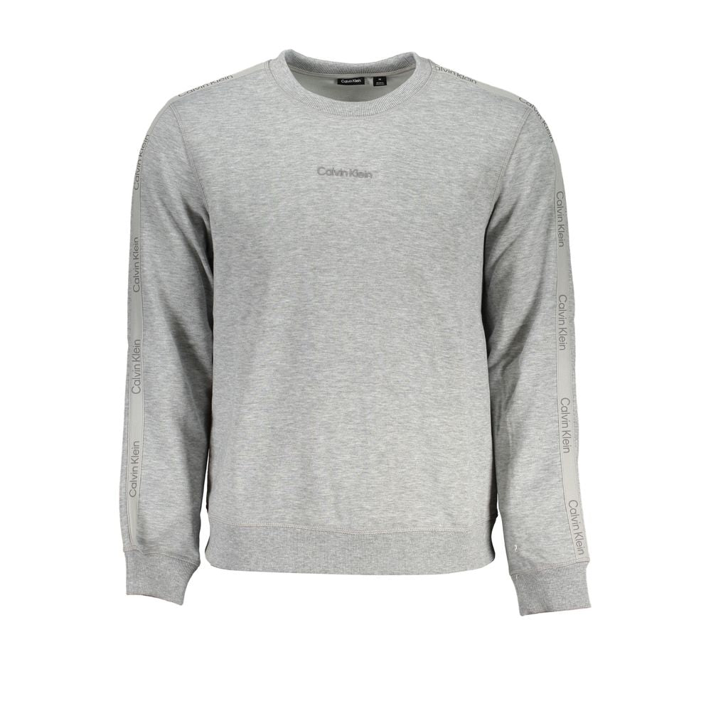 Gray Polyester Sweater - ventzia