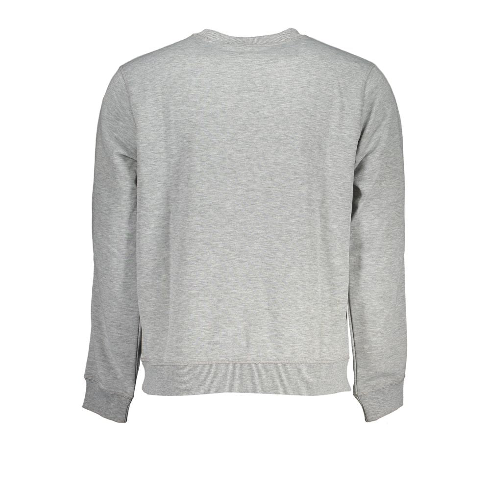 Gray Polyester Sweater - ventzia