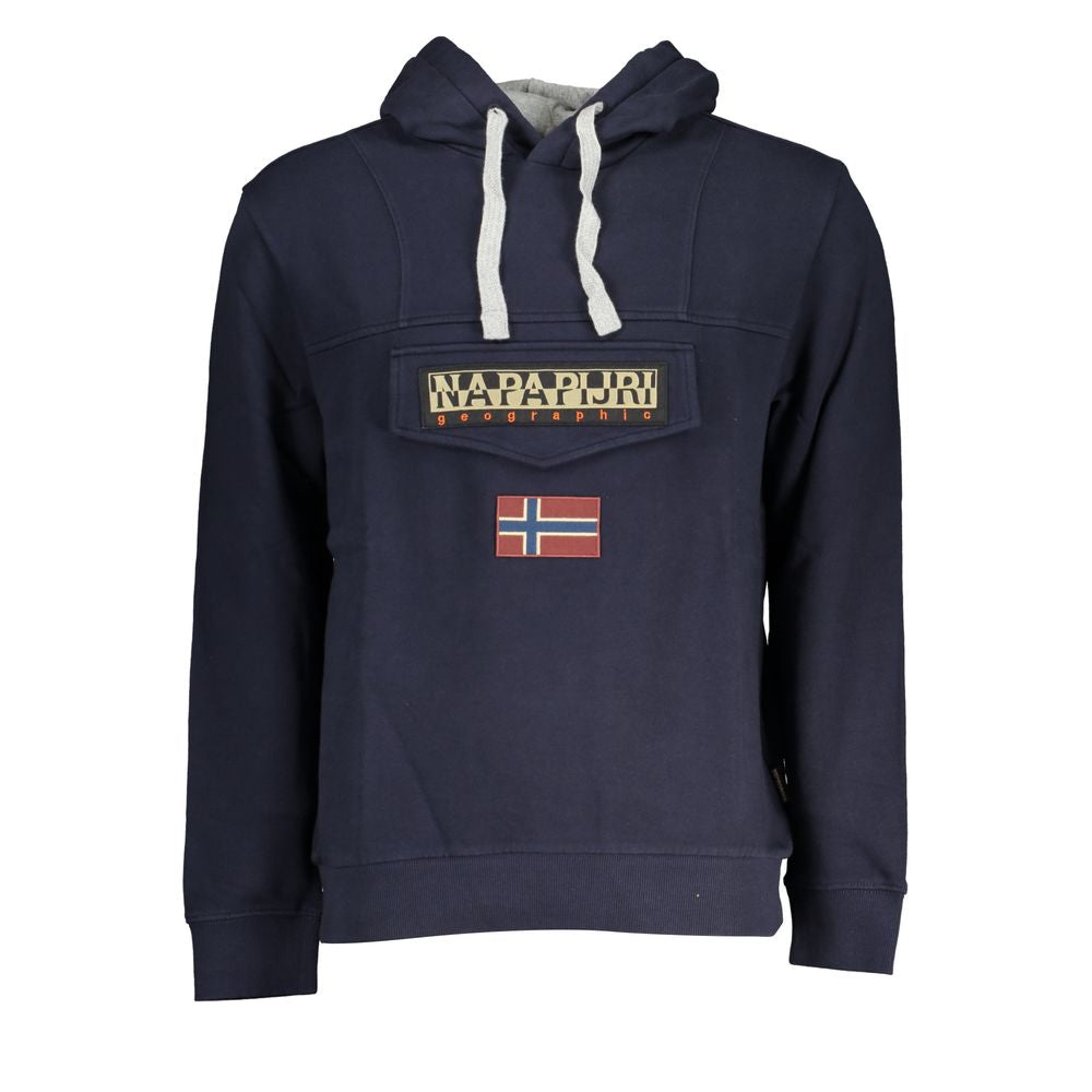 Blue Cotton Sweater - ventzia