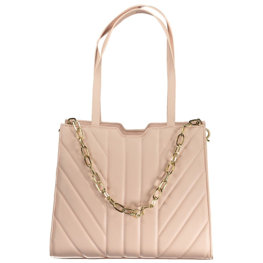 Pink Polyethylene Handbag - ventzia