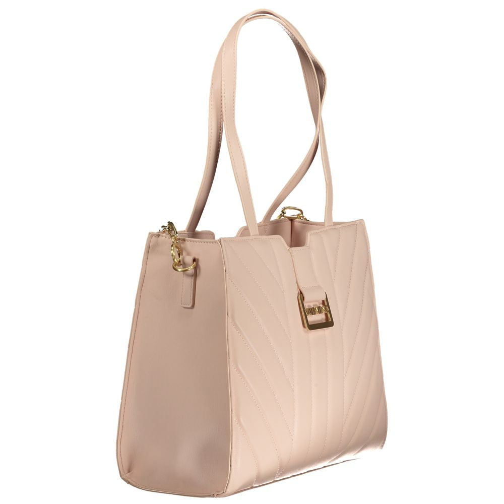Pink Polyethylene Handbag - ventzia