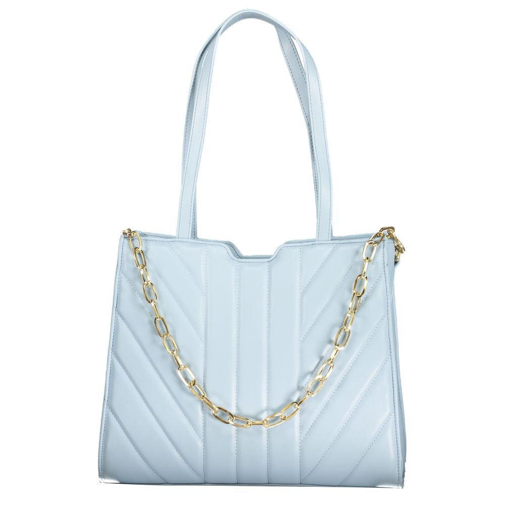 Blue Polyethylene Handbag - ventzia
