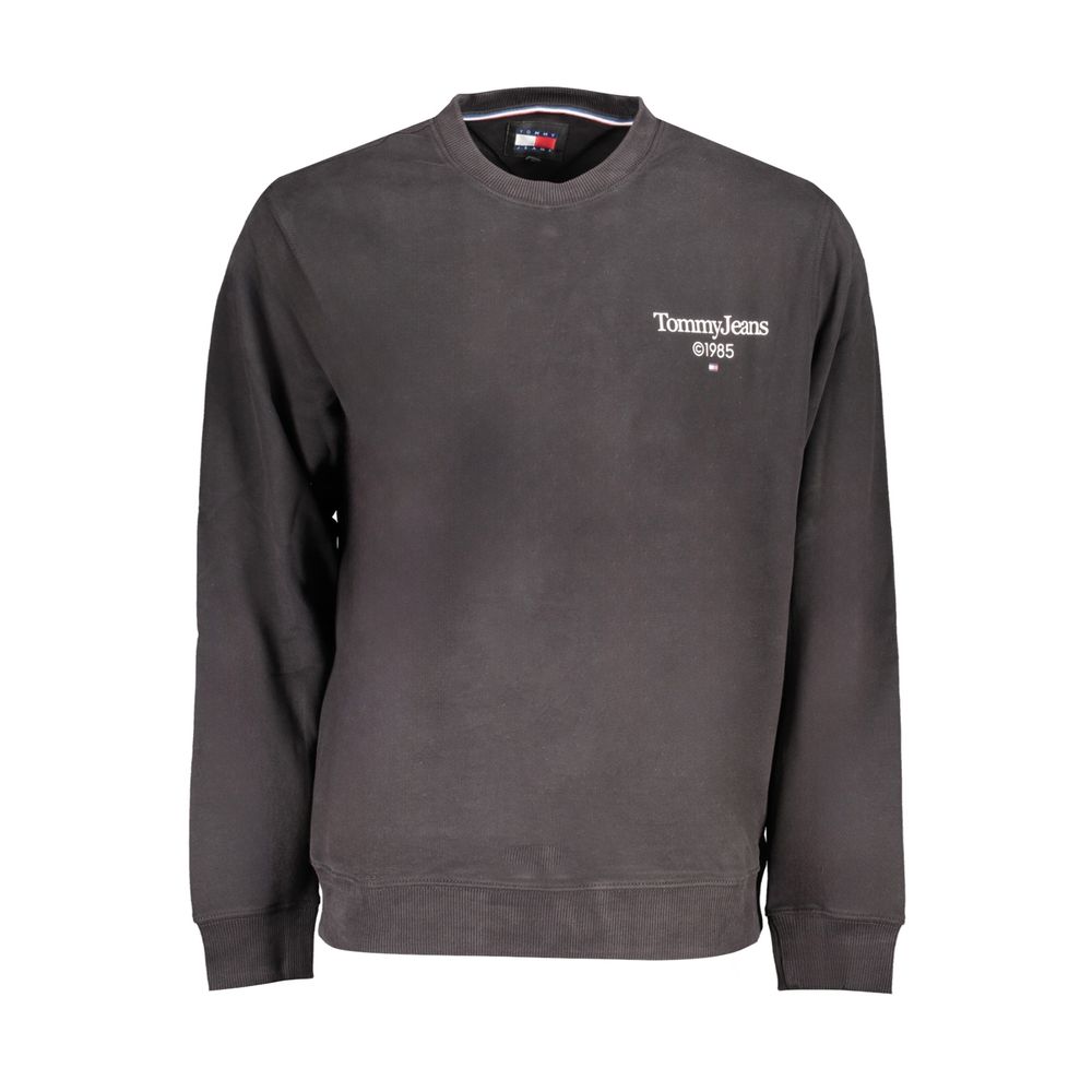 Black Cotton Sweater - ventzia