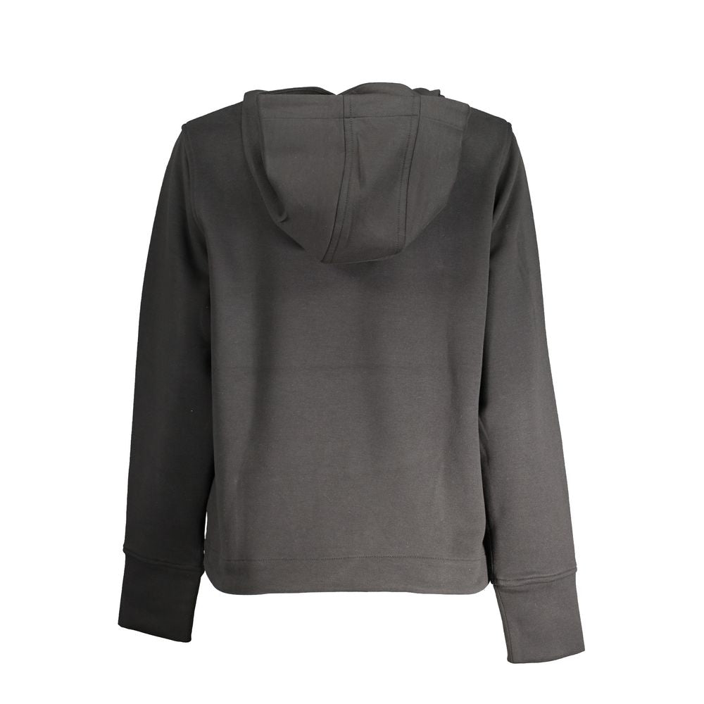 Black Polyester Sweater - ventzia