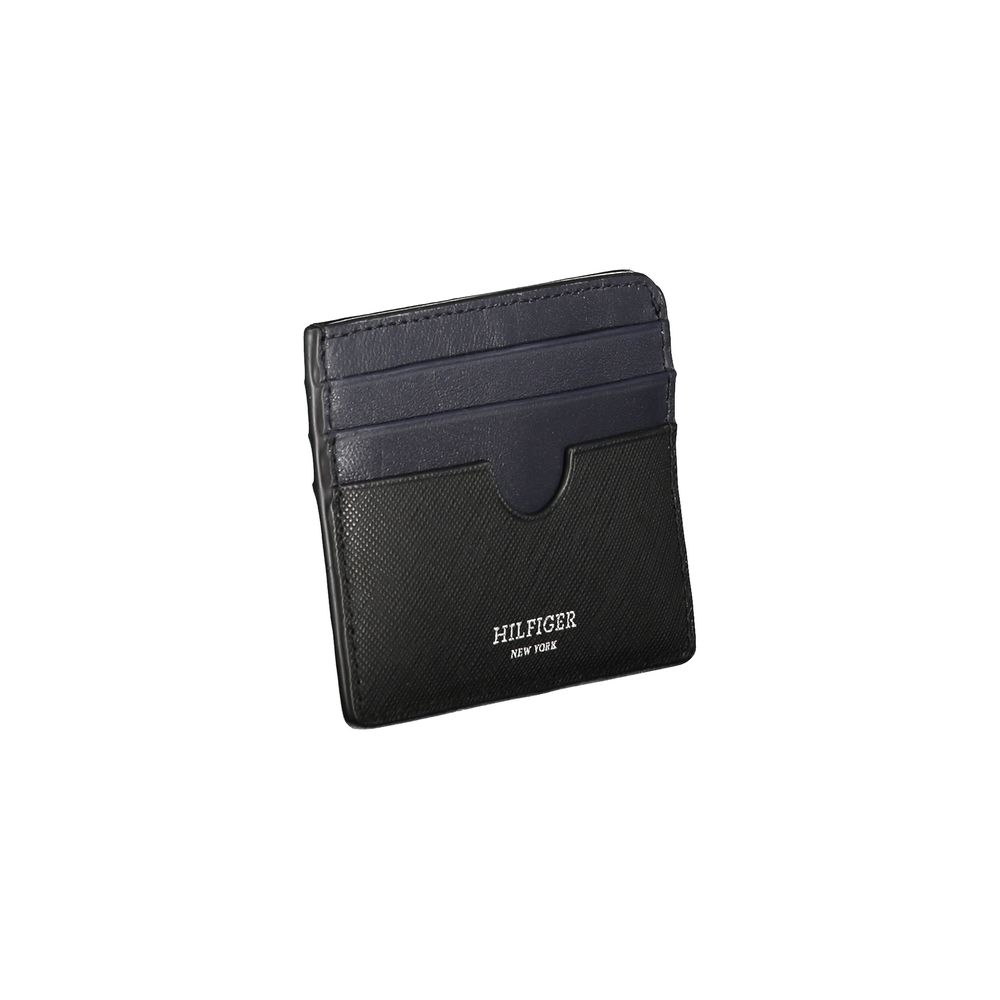 Black Leather Wallet - ventzia