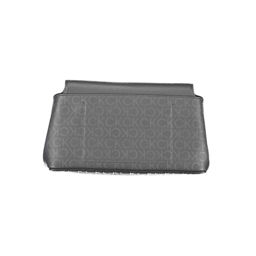 Black Polyester Handbag - ventzia