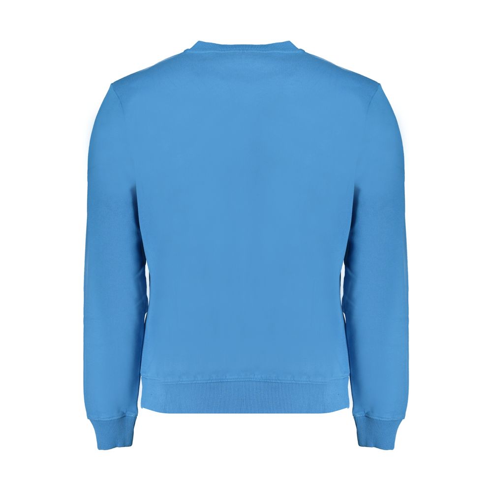 Blue Cotton Sweater - ventzia