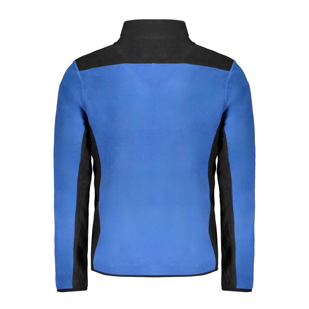 Blue Polyester Sweater - ventzia