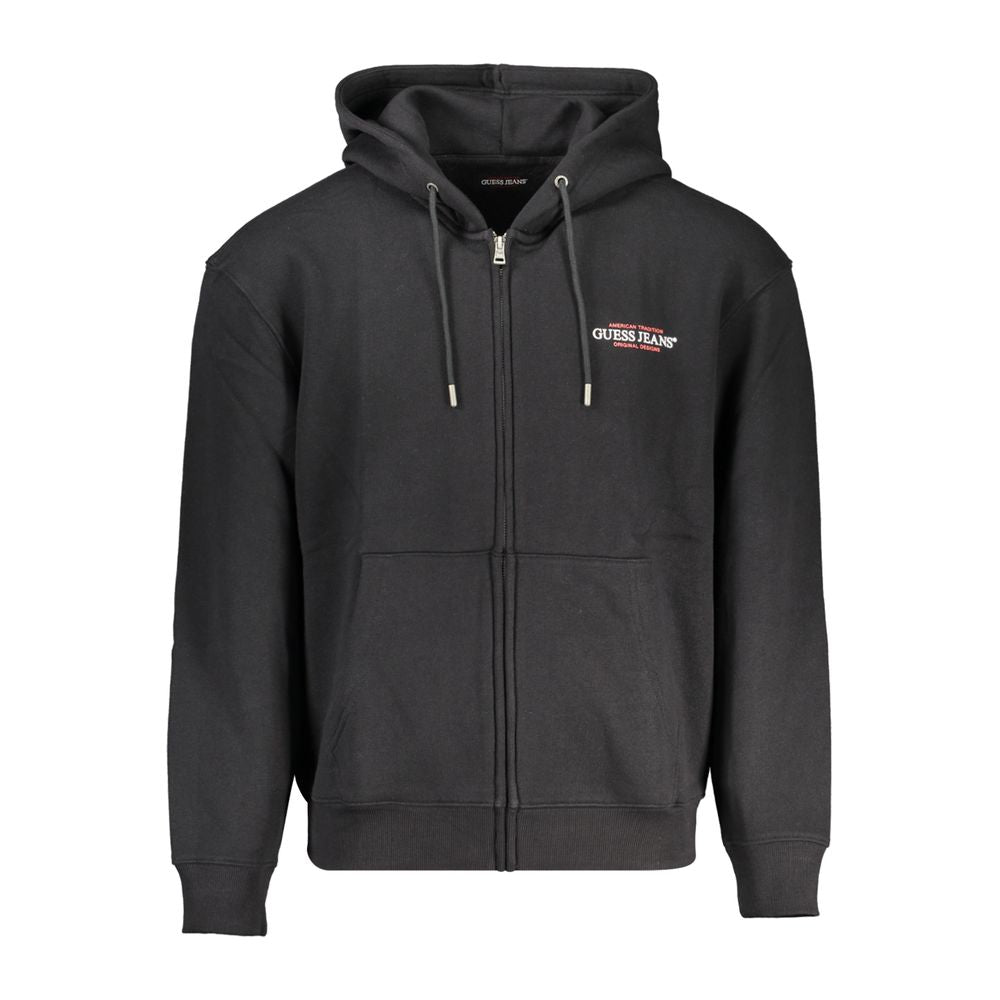 Black Cotton Sweater - ventzia