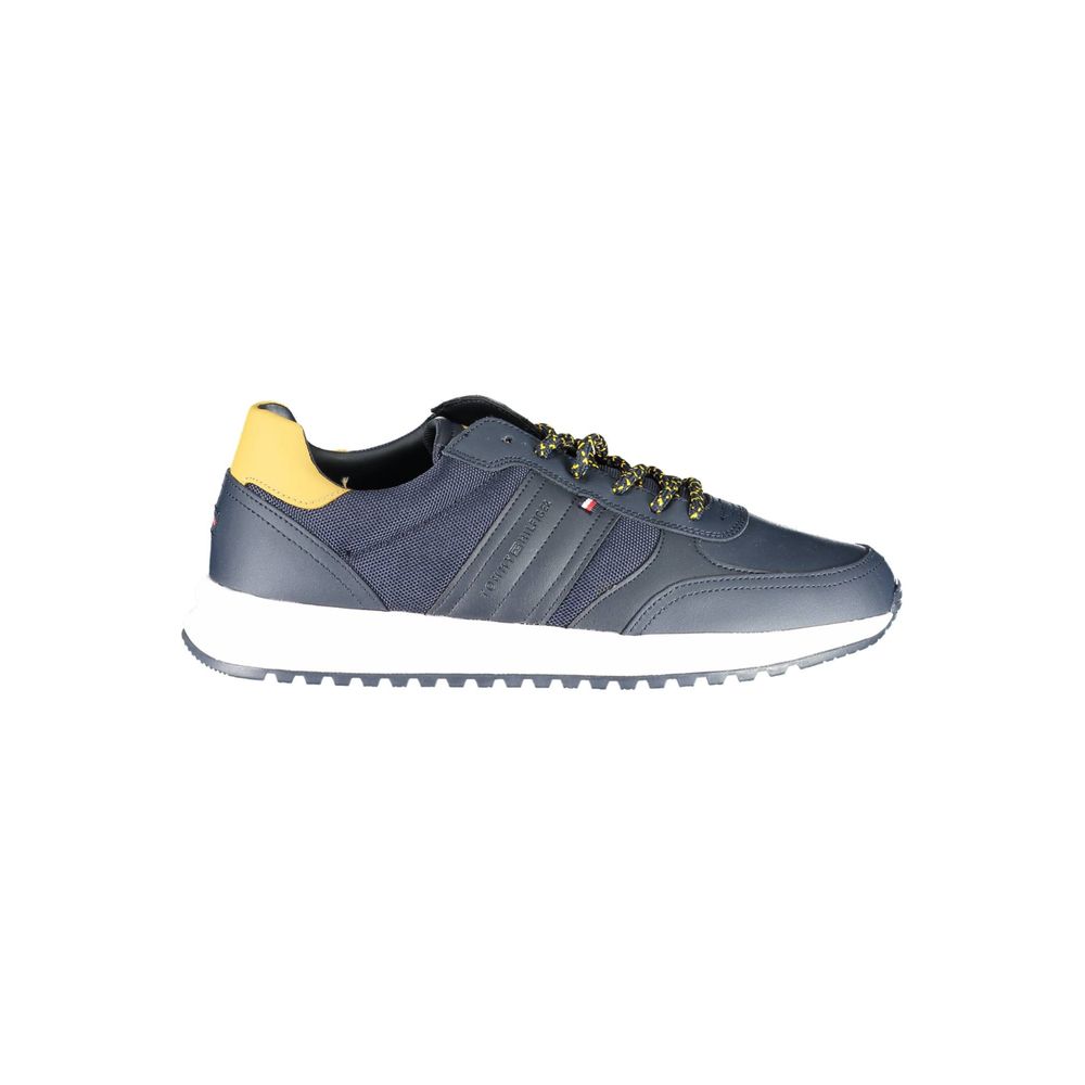 Blue Synthetic Sneaker - ventzia