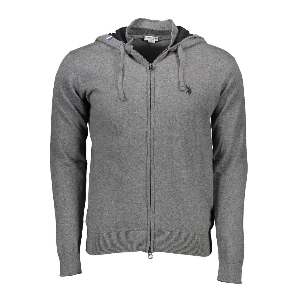 Gray Cotton Sweater - ventzia