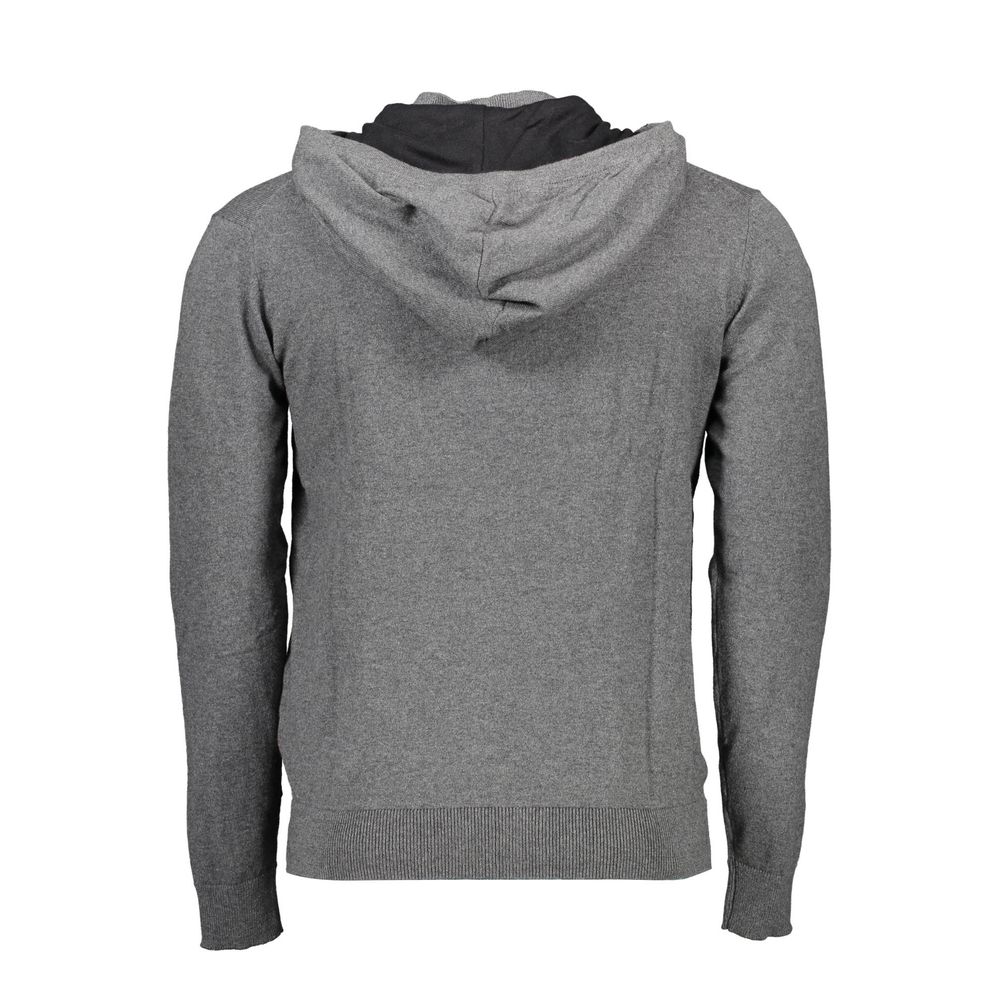 Gray Cotton Sweater - ventzia
