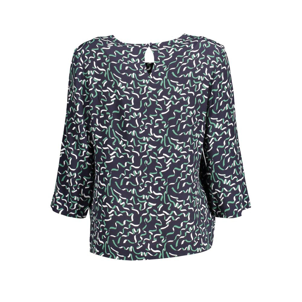 Blue Viscose Sweater - ventzia