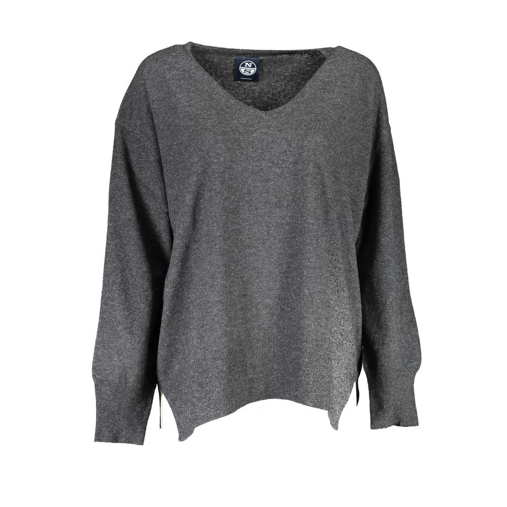 Black Wool Sweater - ventzia