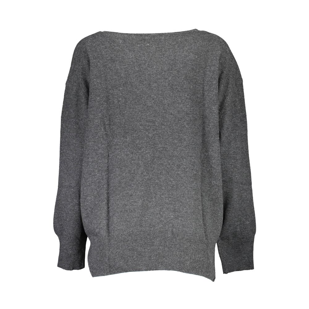 Black Wool Sweater - ventzia