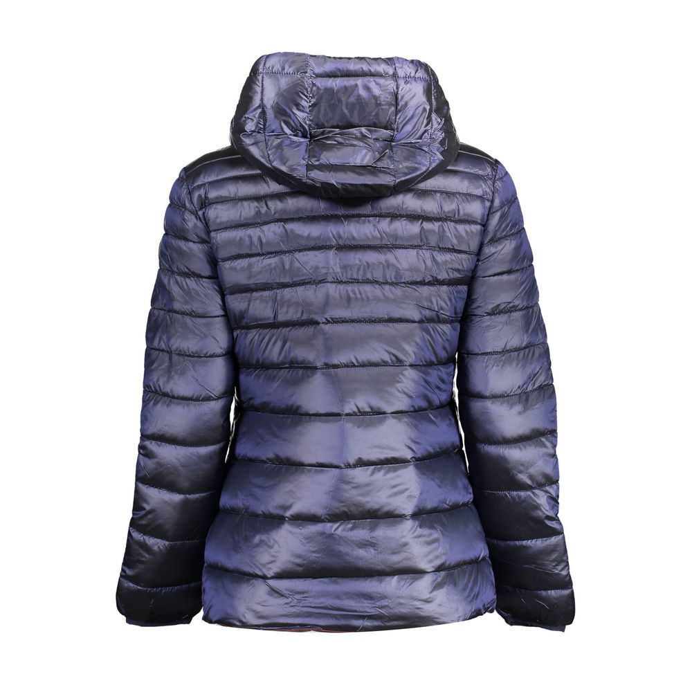 Blue Nylon Jackets & Coat - ventzia