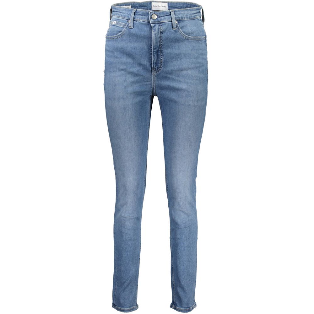 Azzurro Cotton Women Jeans - ventzia