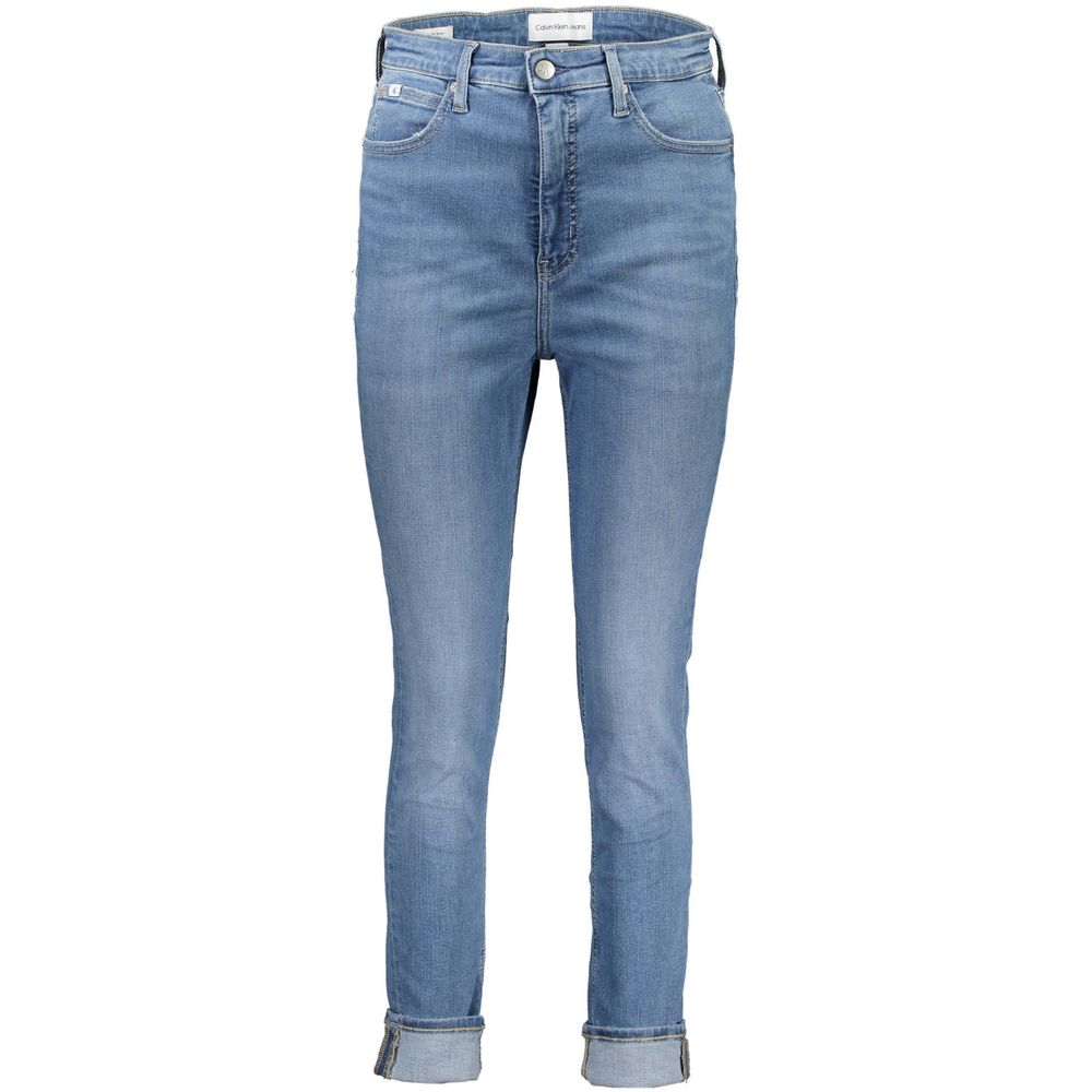 Azzurro Cotton Women Jeans - ventzia
