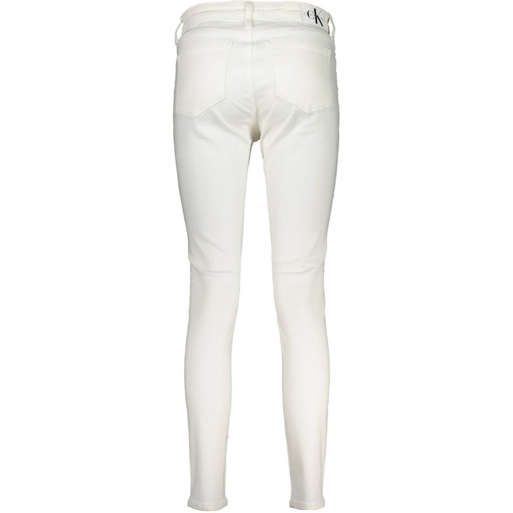 Bianco Cotton Women Jeans - ventzia
