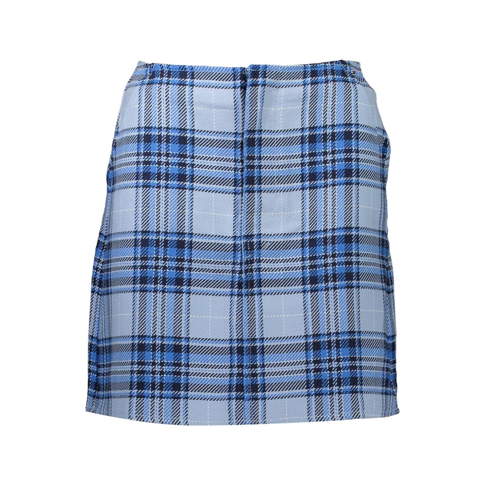 Blue Cotton Skirt - ventzia
