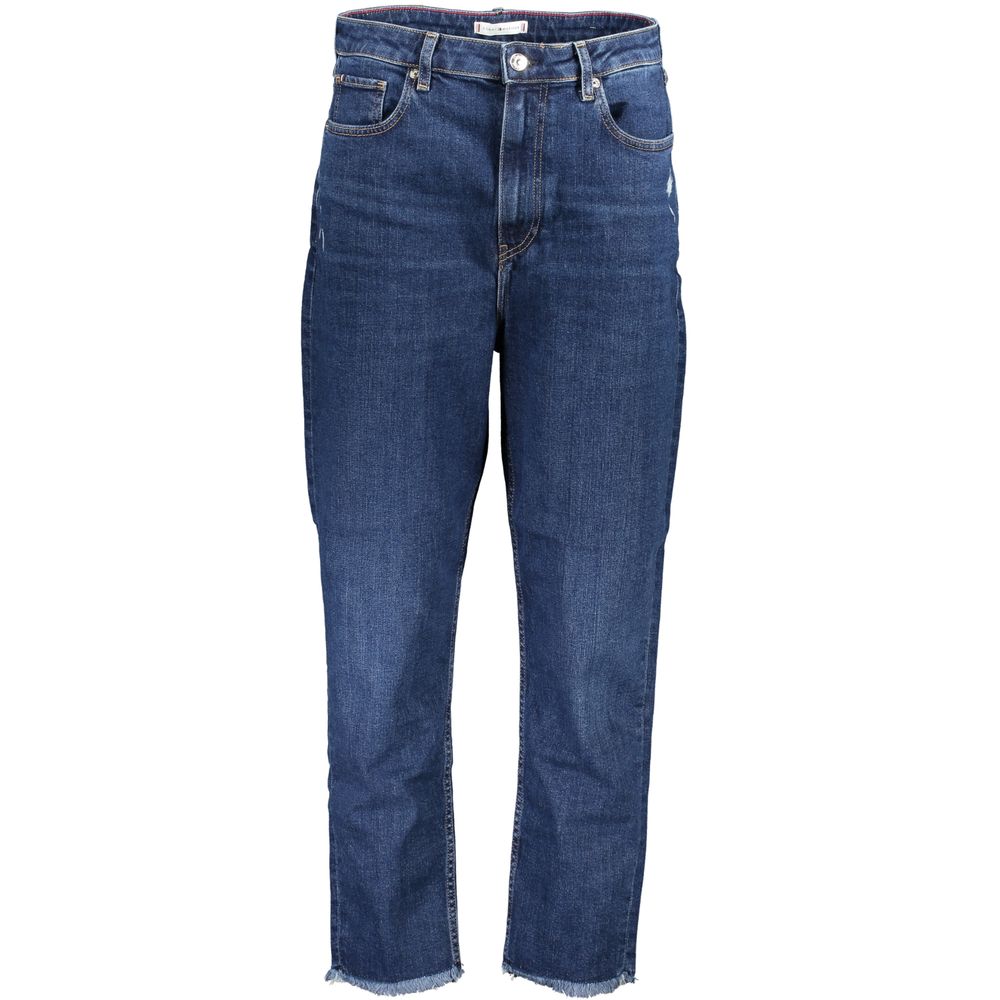 Blu Cotton Women's Jeans - ventzia
