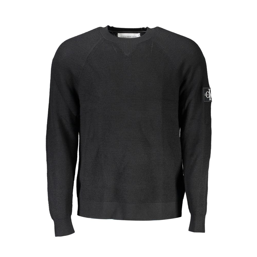 Black Wool Sweater - ventzia