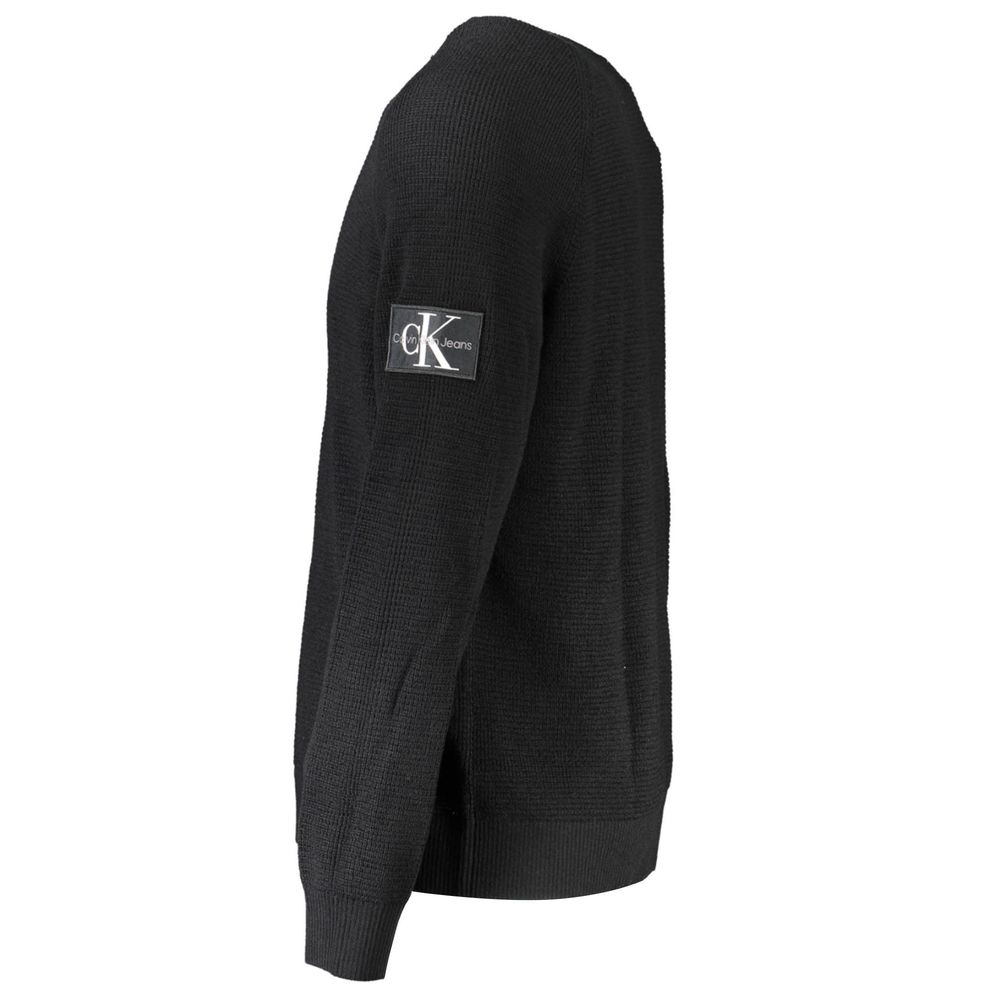 Black Wool Sweater - ventzia