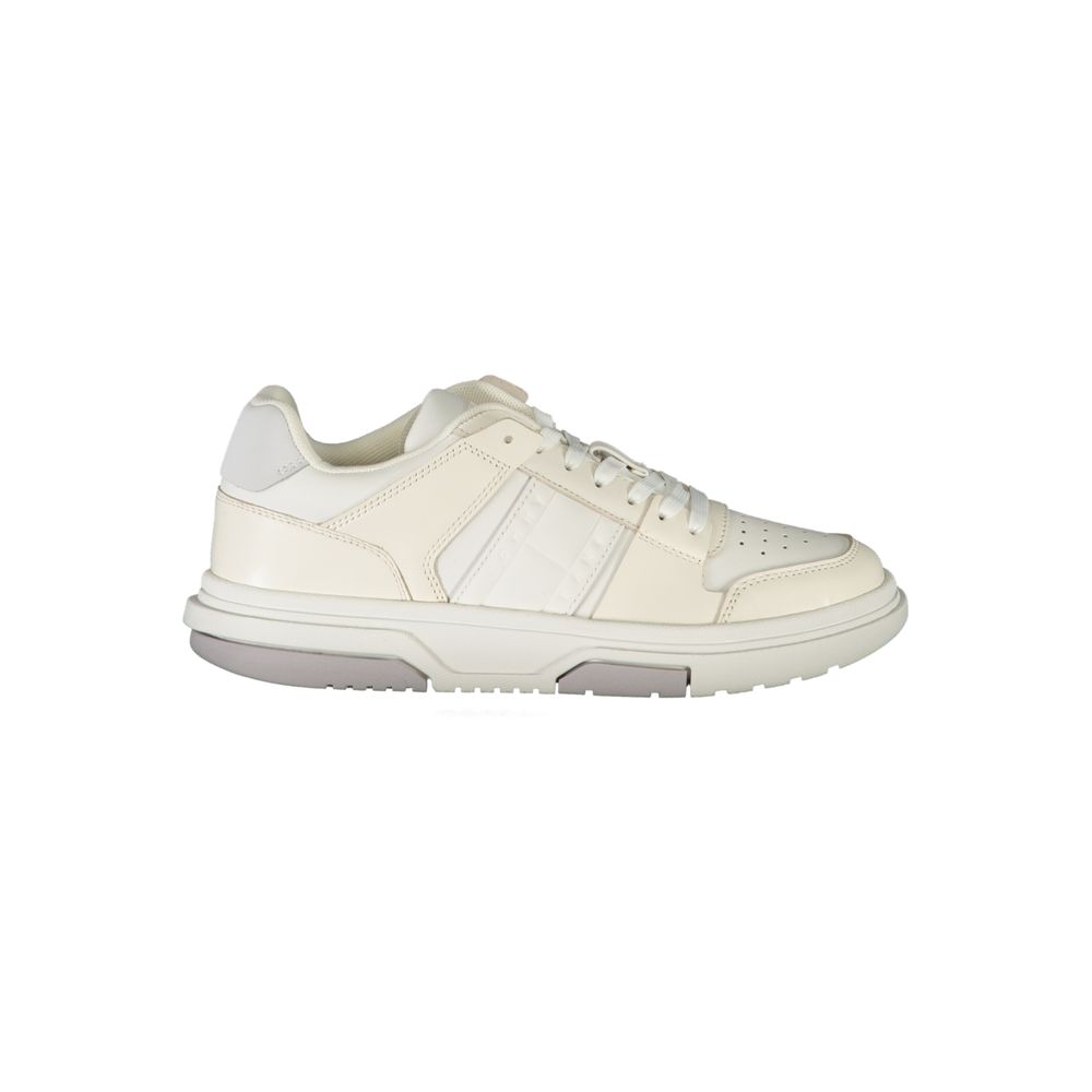 White Leather Women Sneaker - ventzia