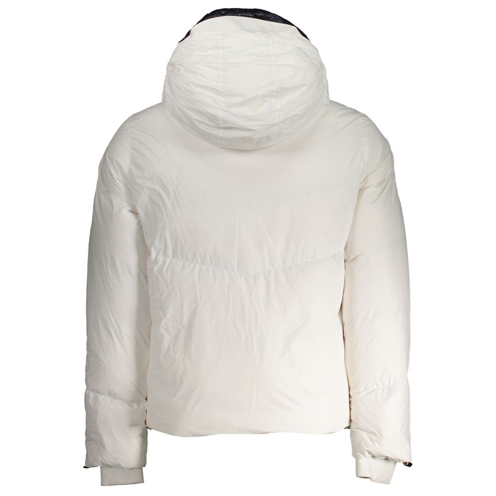 White Polyester Jacket - ventzia