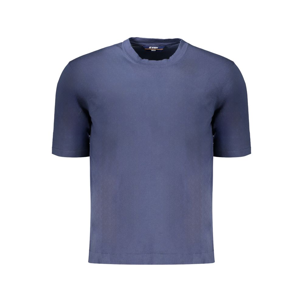 Blue Cotton Sweater - ventzia