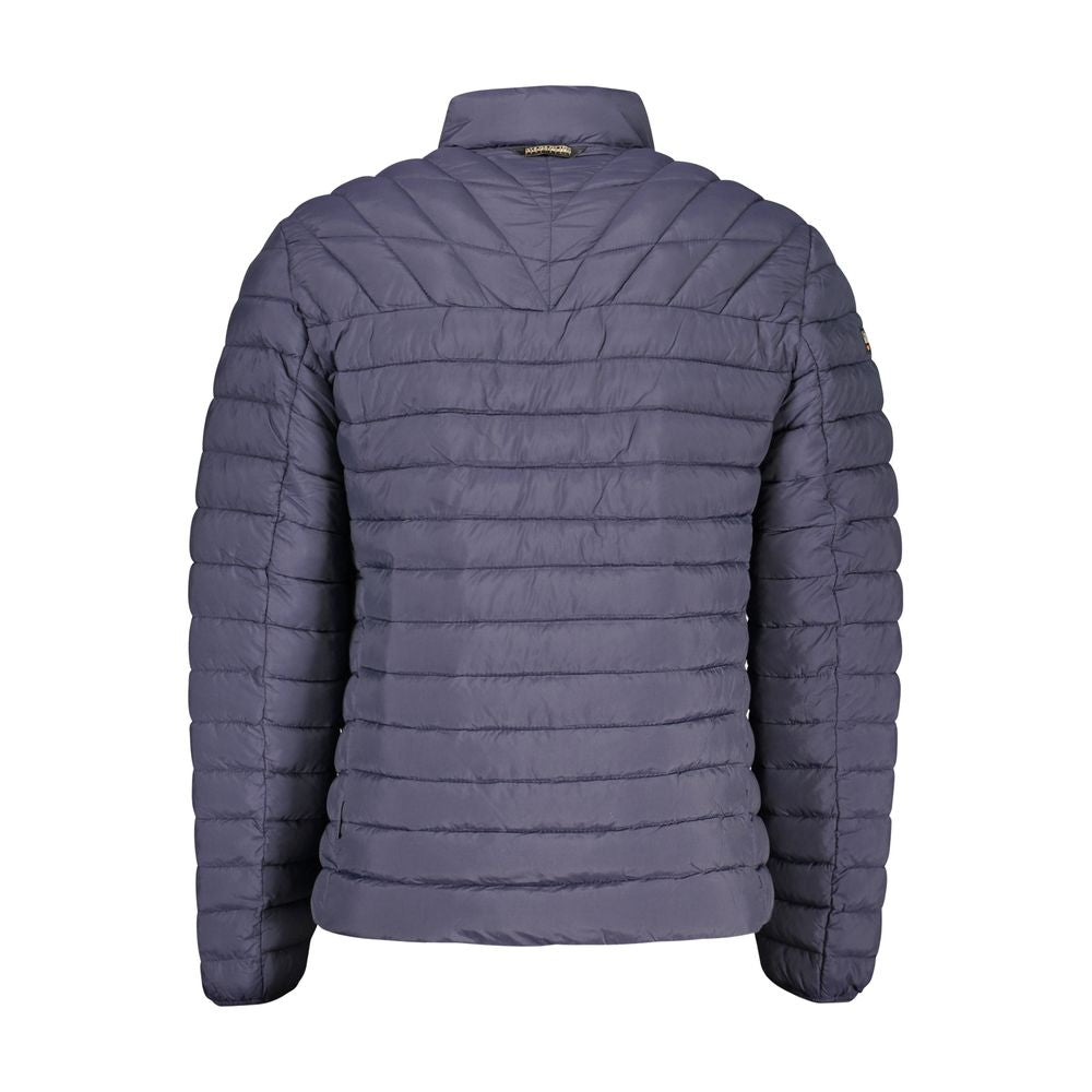 Blue Polyamide Jacket - ventzia