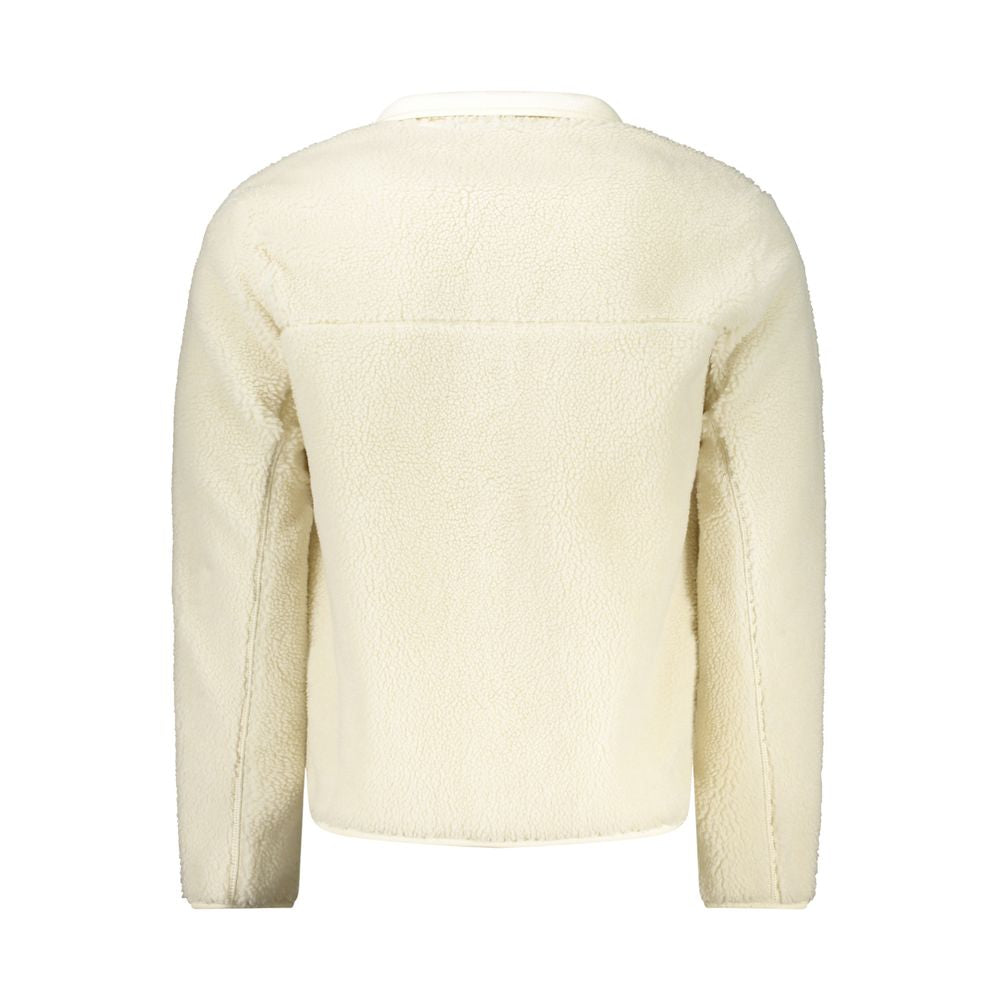 White Polyester Men Jacket - ventzia