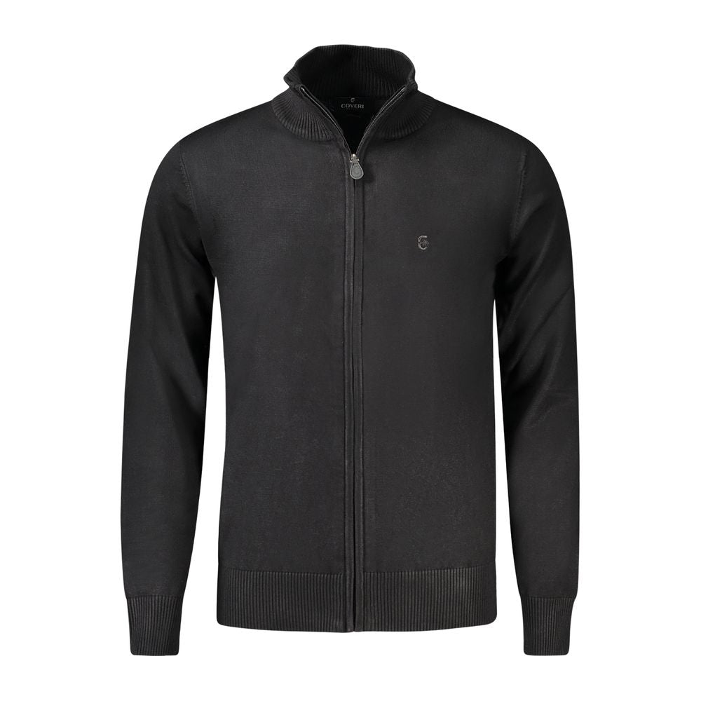 Black Nylon Sweater - ventzia