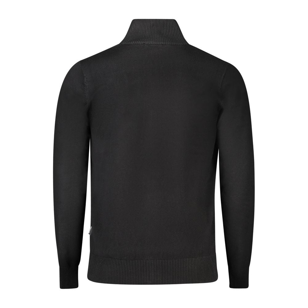 Black Nylon Sweater - ventzia