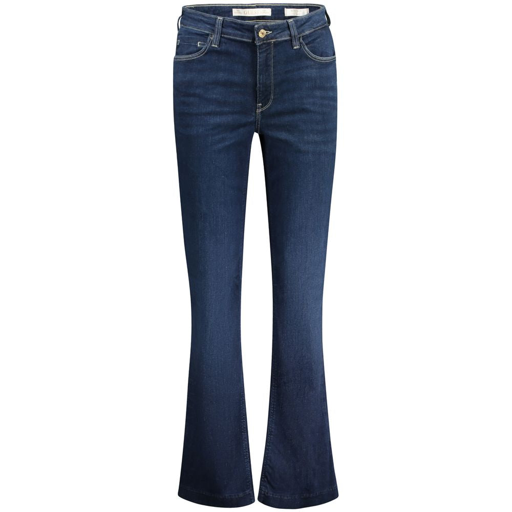 Blu Recycled Cotton Women Jeans - ventzia