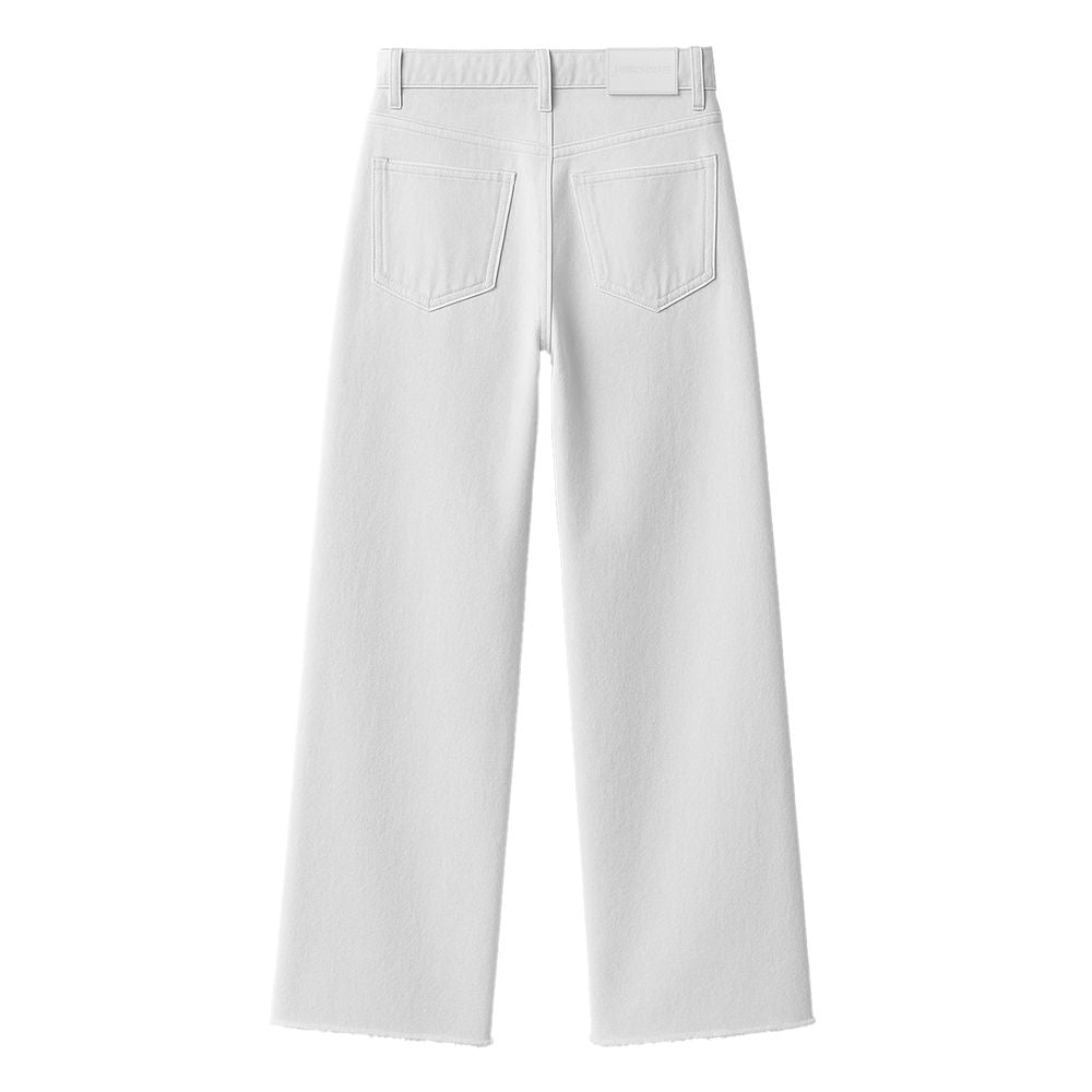 White Cotton Jeans & Pant - ventzia