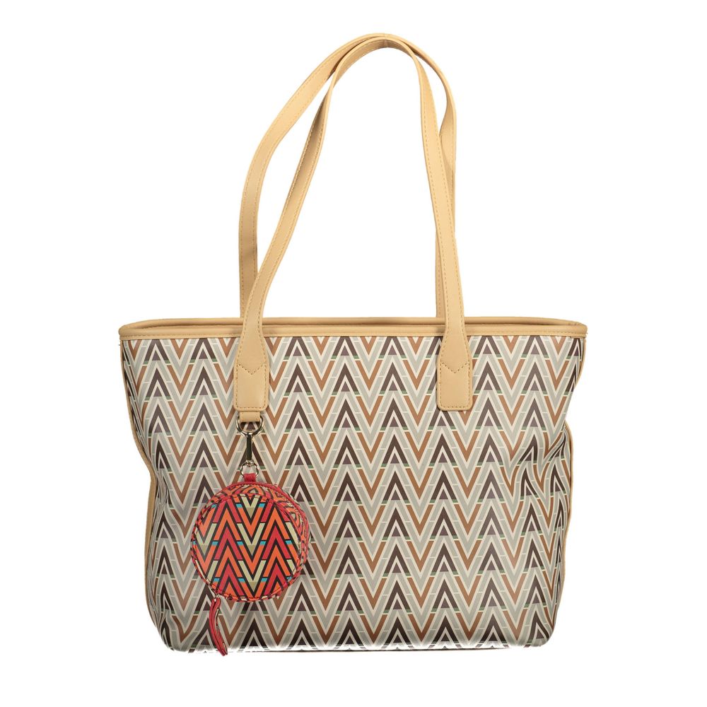 Beige Polyethylene Handbag - ventzia