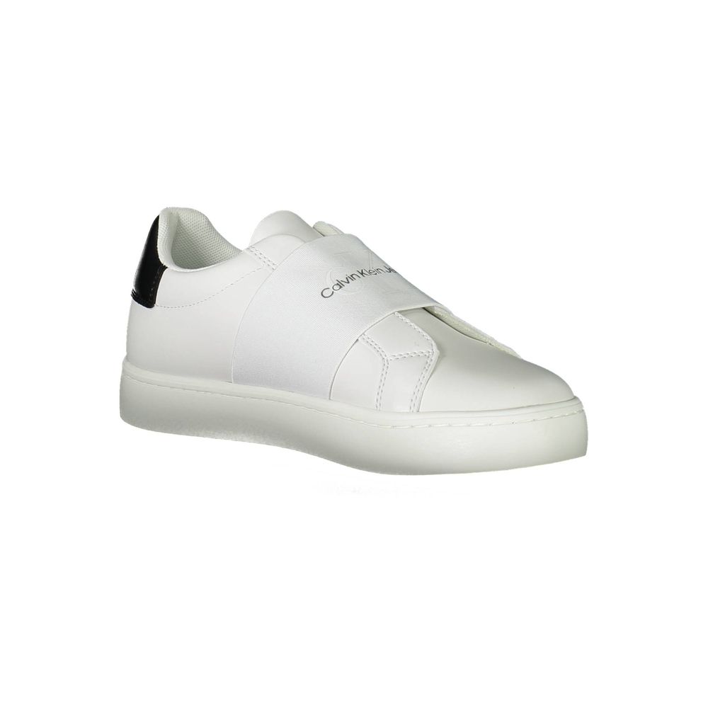 Bianco Polyester Women Sneaker - ventzia