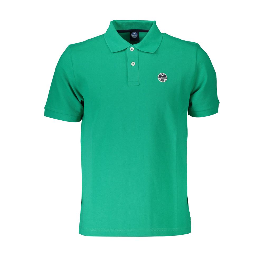 Blu Cotton Men Polo - ventzia