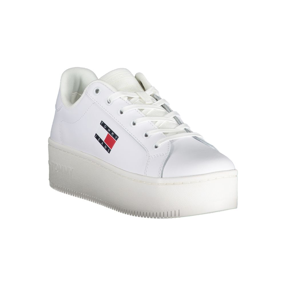 Bianco Leather Women Sneaker - ventzia