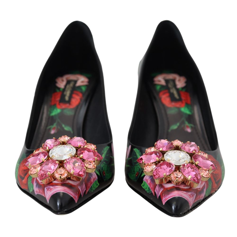 Black Leather Pump - ventzia