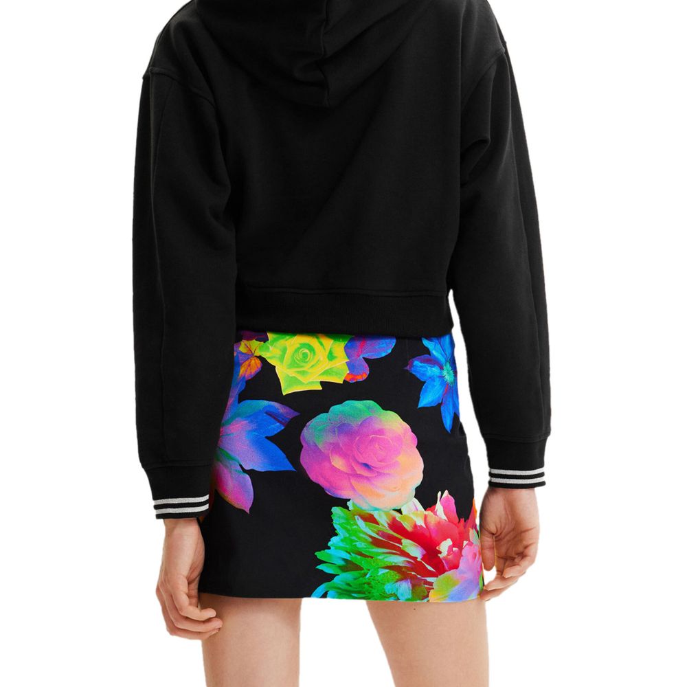 Black Cotton Skirt - ventzia