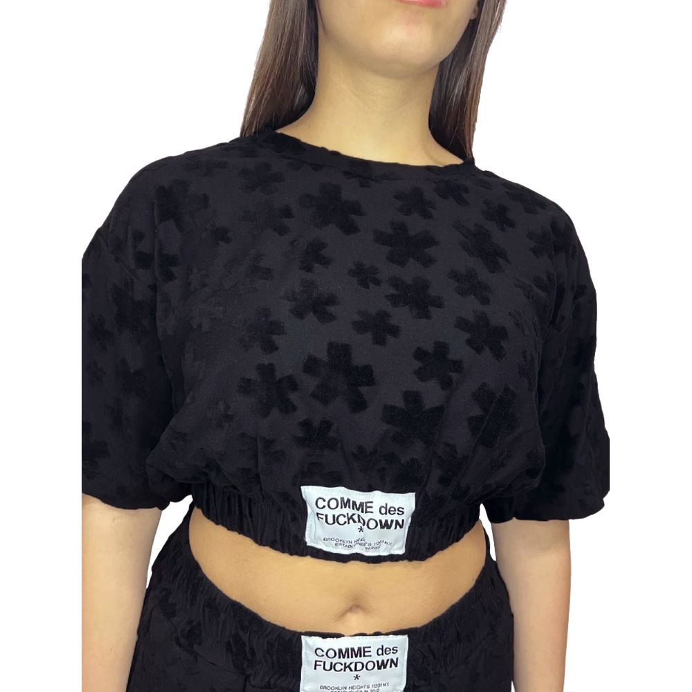 Black Cotton Sweater - ventzia