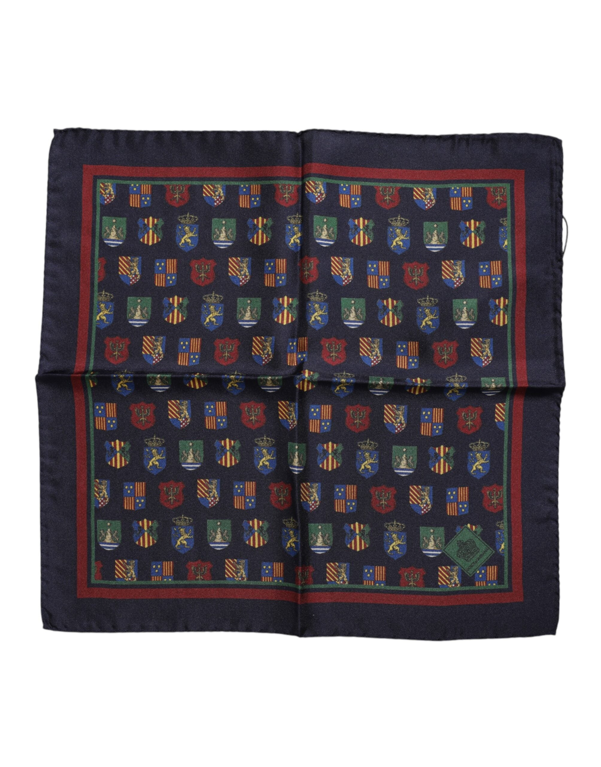 Multicolor Medals Square Foulard Scarf - ventzia