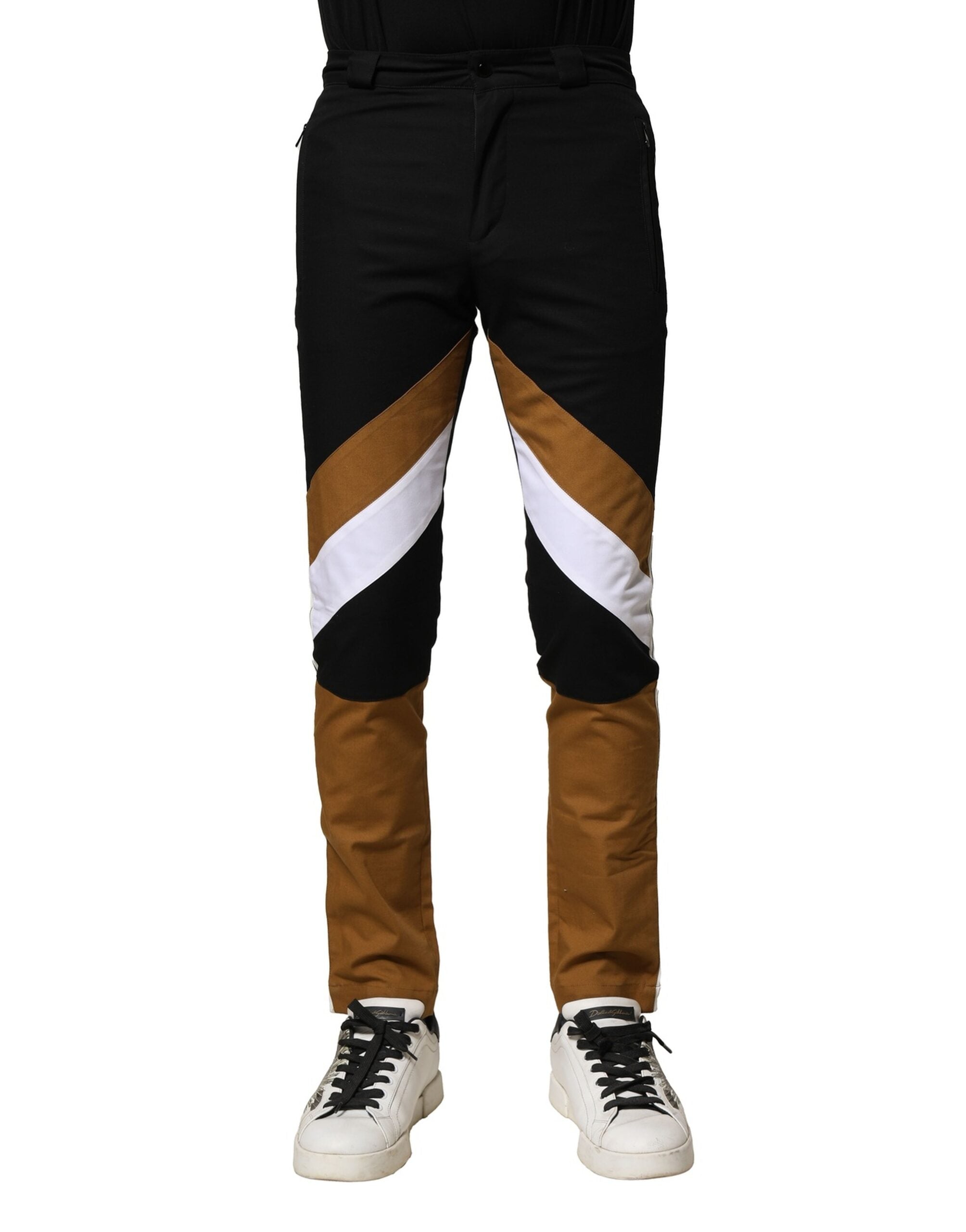 Multicolor Cotton Slim Fit Men Pants - ventzia
