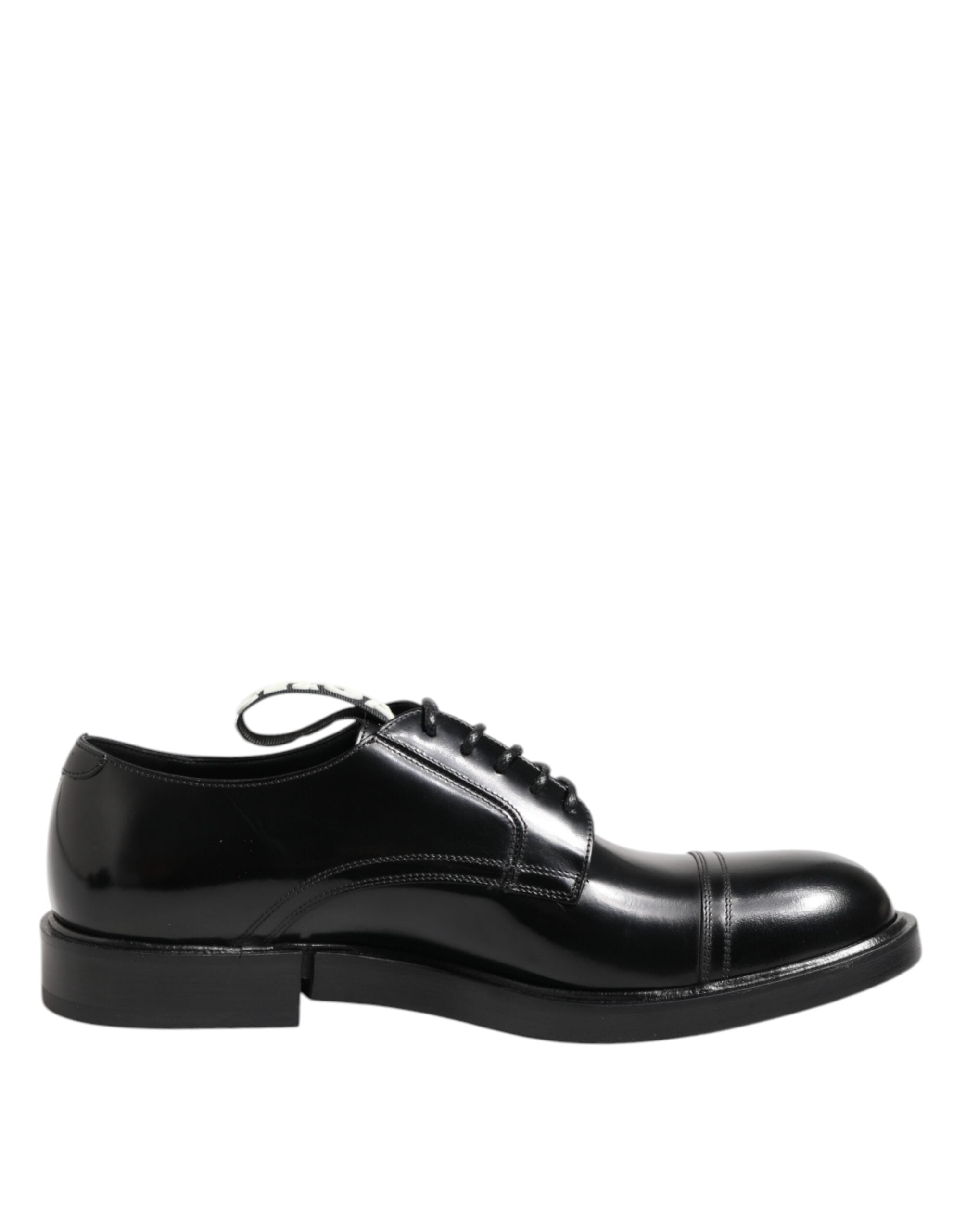 Black Leather Dress Lace Up Men Formal Shoes - ventzia