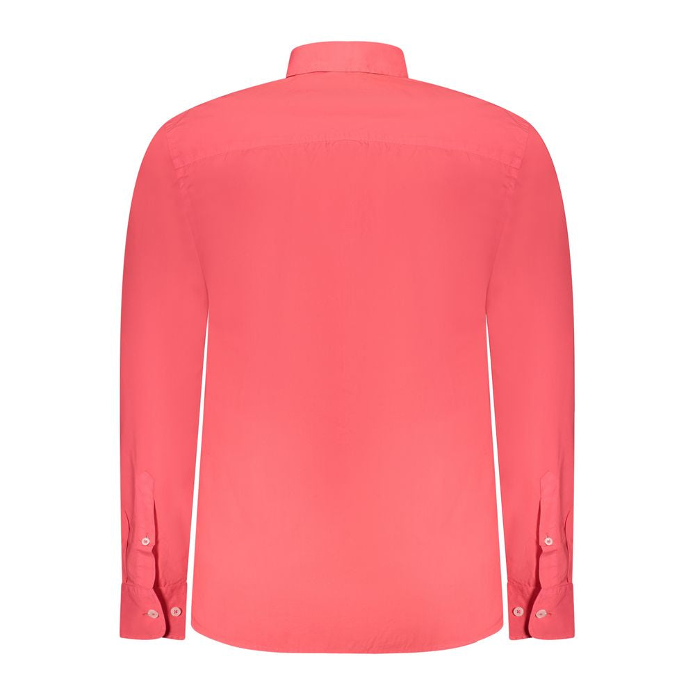 Rosso Cotton Men Shirt - ventzia