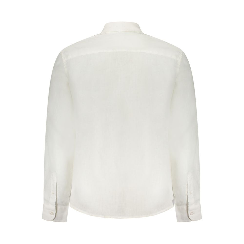 Bianco Linen Men Shirt - ventzia