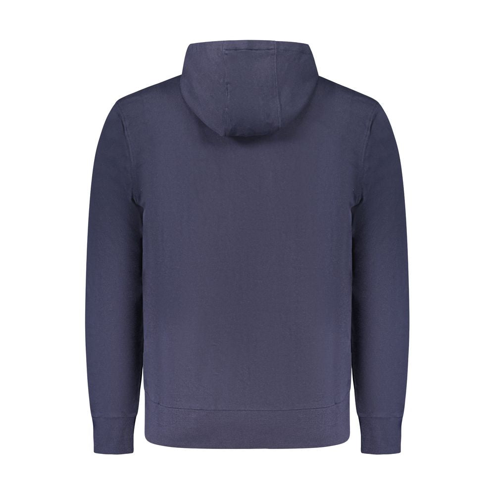 Blue Cotton Men Sweatshirt - ventzia